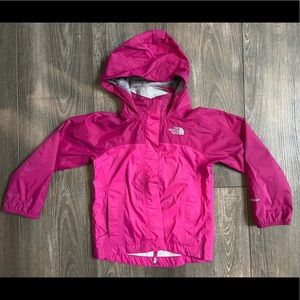Girls North Face Rain Coat / Jacket - Size 5